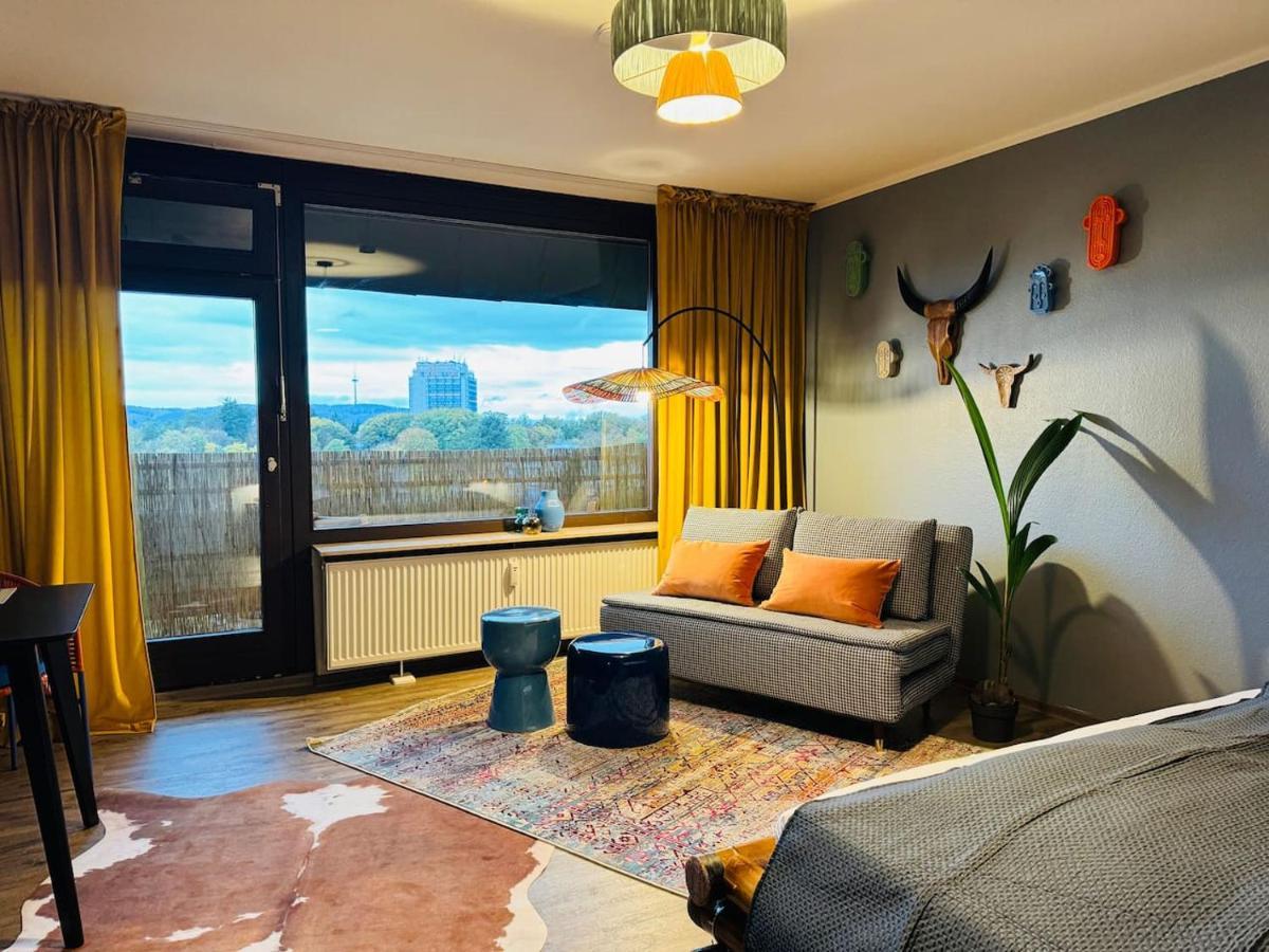 Klassen Stay - Design Studio In 11 Etage - Tolle Aussicht - Sauna, Pool - Netflix 兰施泰因 外观 照片